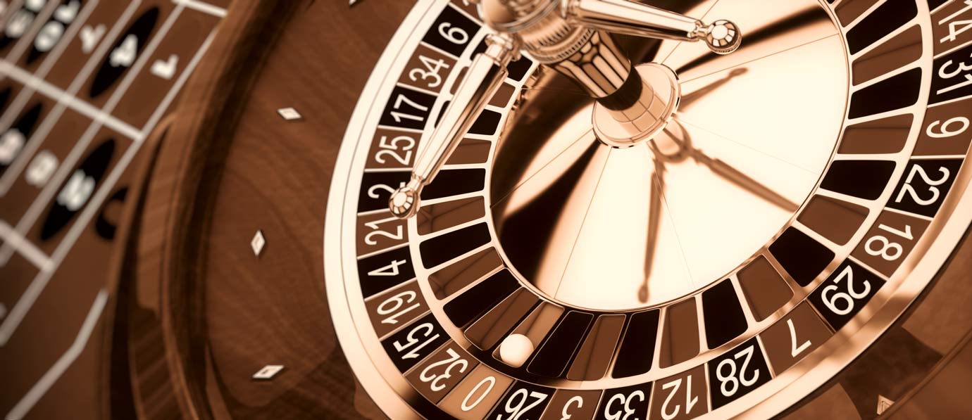 classic casino roulette table